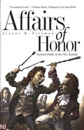 Cover: Affairs of Honor - Yale University Press