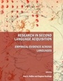 Cover: Research in Second Language Acquisition - Cambridge Scholars Publishing