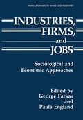Cover: Industries, Firms, and Jobs - Springer