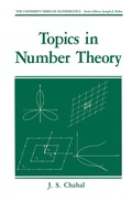 Cover: Topics in Number Theory - Springer