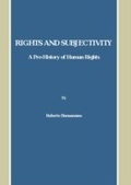 Cover: Rights and Subjectivity - Cambridge Scholars Publishing