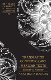 Abbildung von: Translating Contemporary Mexican Texts - Peter Lang Verlag