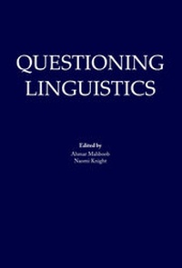 Enlarge image Cover: Questioning Linguistics - Cambridge Scholars Publishing