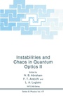 Cover: Instabilities and Chaos in Quantum Optics II - Springer