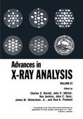 Cover: Advances in X-Ray Analysis - Kluwer Academic / Plenum Publishers