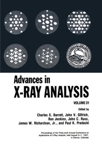 Enlarge image Cover: Advances in X-Ray Analysis - Kluwer Academic / Plenum Publishers