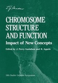 Cover: Chromosome Structure and Function - Kluwer Academic / Plenum Publishers