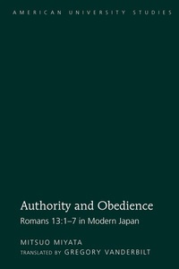 Abbildung von: Authority and Obedience - Peter Lang Verlag