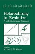 Cover: Heterochrony in Evolution - Kluwer Academic/Plenum Publishers