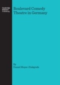 Cover: Boulevard Comedy Theatre in Germany - Cambridge Scholars Publishing