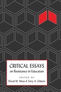 Cover: Critical Essays on Resistance in Education - Peter Lang Verlag