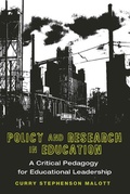 Cover: Policy and Research in Education - Peter Lang Verlag