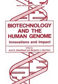 Enlarge image Cover: Biotechnology and the Human Genome - Kluwer Academic / Plenum Publishers