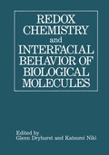 Cover: Redox Chemistry and Interfacial Behavior of Biological Molecules - Springer