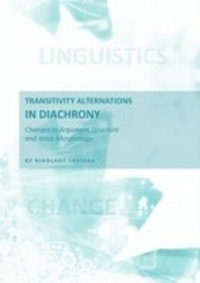 Enlarge image Cover: Transitivity Alternations in Diachrony - Cambridge Scholars Publishing