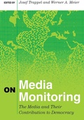 Cover: On Media Monitoring - Peter Lang Verlag