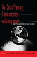 Cover: Pre-Crisis Planning, Communication, and Management - Peter Lang Verlag