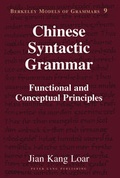 Cover: Chinese Syntactic Grammar - Peter Lang Verlag