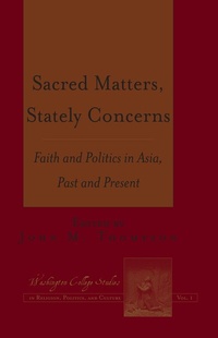 Abbildung von: Sacred Matters, Stately Concerns - Peter Lang Verlag