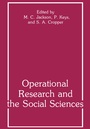Cover: Operational Research and the Social Sciences - Springer