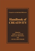Cover: Handbook of Creativity - Springer