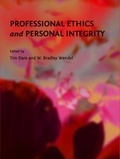 Cover: Professional Ethics and Personal Integrity - Cambridge Scholars Publishing