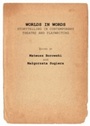 Cover: Worlds in Words - Cambridge Scholars Publishing