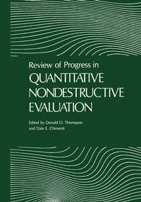 Enlarge image Cover: Review of Progress in Quantitative Nondestructive Evaluation - Springer