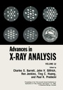 Cover: Advances in X-Ray Analysis - Plenum Publishing Co.,N.Y.
