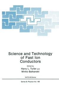 Enlarge image Cover: Science and Technology of Fast Ion Conductors - Springer