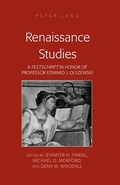 Cover: Renaissance Studies - Peter Lang Verlag