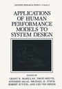 Cover: Applications of Human Performance Models to System Design - Springer