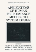 Cover: Applications of Human Performance Models to System Design - Springer