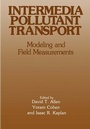 Cover: Intermedia Pollutant Transport - Kluwer Academic/Plenum Publishers