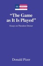Cover: "The Game as It Is Played" - Peter Lang Verlag
