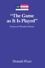 Cover: "The Game as It Is Played" - Peter Lang Verlag