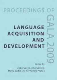 Enlarge image Cover: Language Acquisition and Development - Cambridge Scholars Publishing