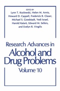 Bild: Research Advances in Alcohol and Drug Problems - Springer