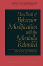 Cover: Handbook of Behavior Modification with the Mentally Retarded - Kluwer Academic/Plenum Publishers