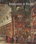Cover: Renaissance to Rococo - Yale University Press