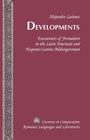 Cover: Developments - Peter Lang Verlag