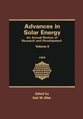 Cover: Advances in Solar Energy - Springer