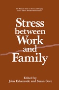 Cover: Stress Between Work and Family - Springer