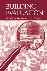 Enlarge image Cover: Building Evaluation - Plenum Publishing Co.,N.Y.