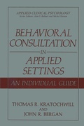 Cover: Behavioral Consultation in Applied Settings - Springer