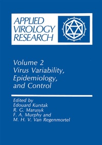 Enlarge image Cover: Virus Variability, Epidemiology and Control - Kluwer Academic/Plenum Publishers