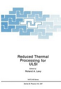 Abbildung von: Reduced Thermal Processing for ULSI - Kluwer Academic/Plenum Publishers