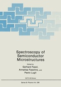 Cover: Spectroscopy of Semiconductor Microstructures - Springer