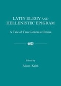 Cover: Latin Elegy and Hellenistic Epigram - Cambridge Scholars Publishing