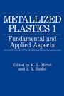 Cover: Metallized Plastics 1 - Springer